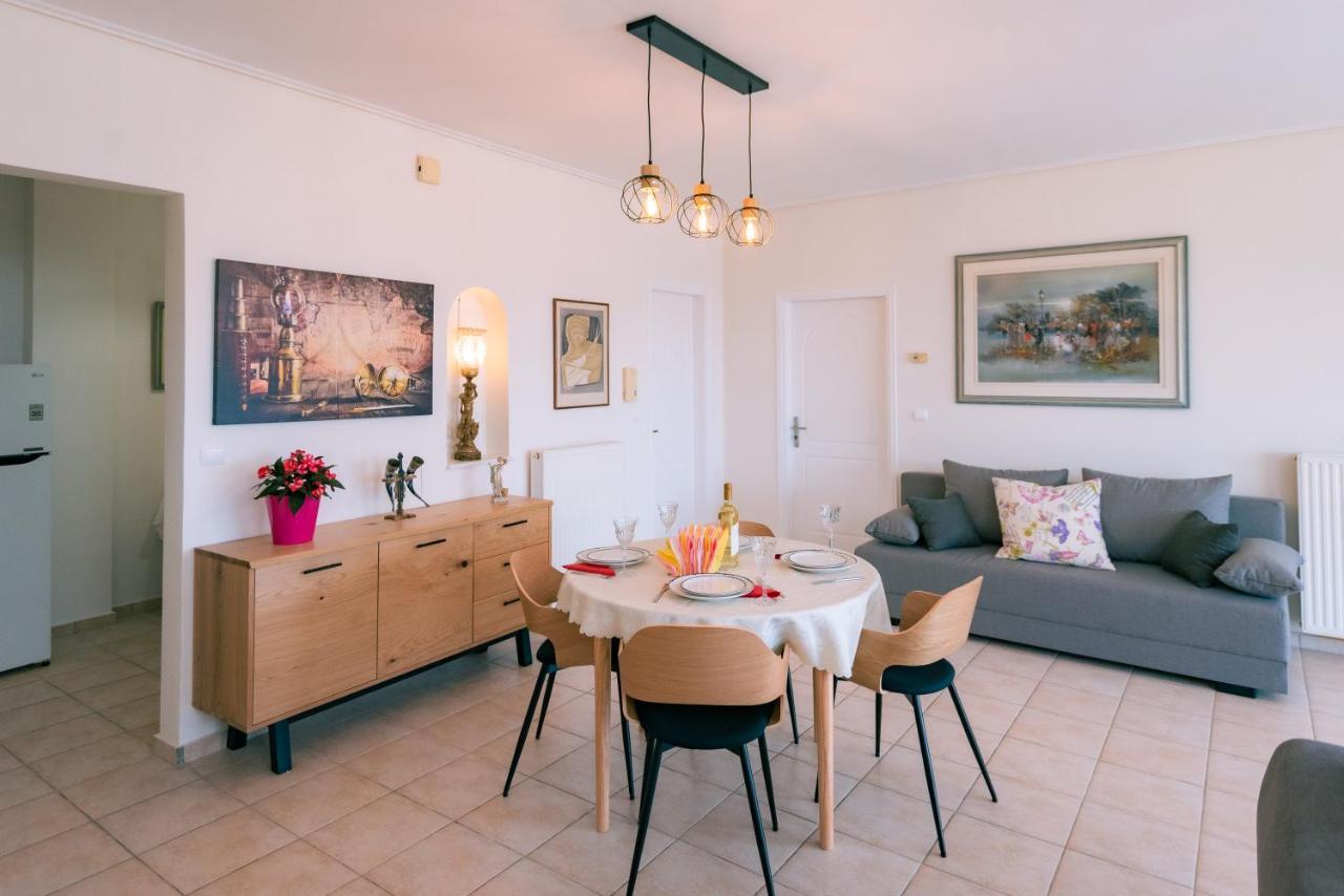 Georgia'S Holiday Apartment With Amazing Sea View Pórto Ráfti 外观 照片